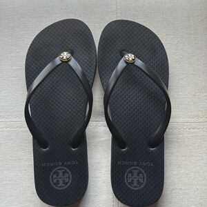 Tory Burch Black Flip Flops